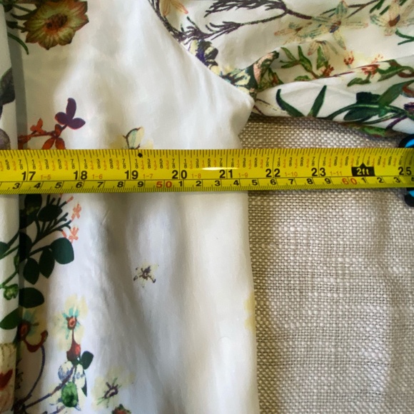 Aakaa Tropical Floral Beach Summer Vacation Coverup Kimono - Sz- S - Picture 14 of 15